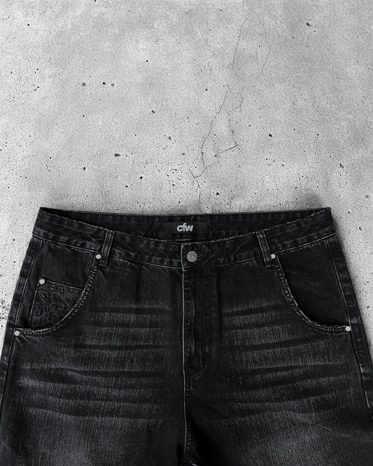 Fractured Selvedge Denim