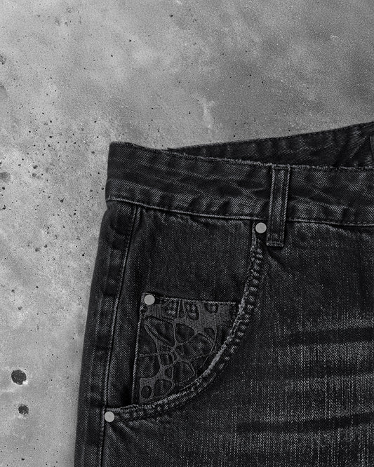 Fractured Selvedge Denim