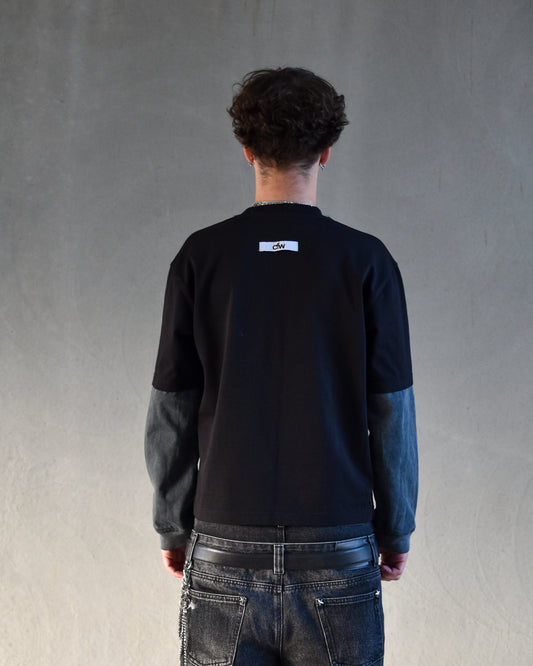 Noir Double Sleeve Tee