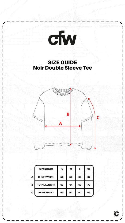 Noir Double Sleeve Tee